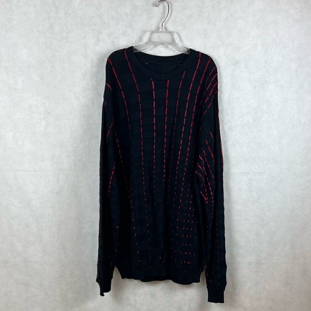 Non Branded Black And Red Sweater Dress